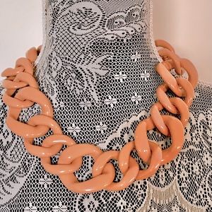 Chunky plastic necklace